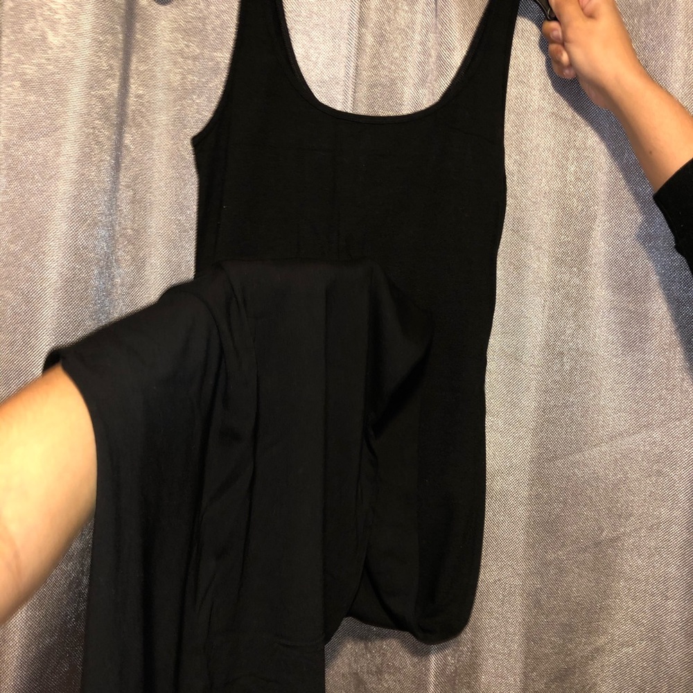 Express black long maxi dress